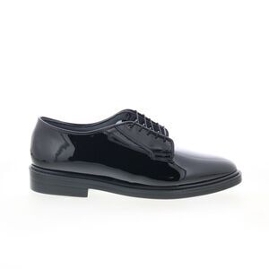 Capps Mens Capital Oxford Poromeric Slip Resistant Black Shoes (NWT)